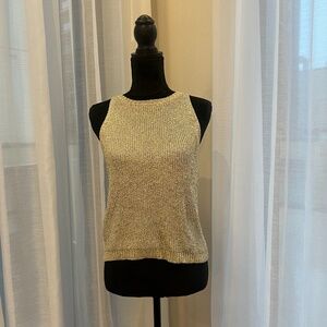 Re:named Gold Sweater Tank